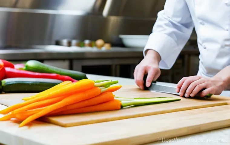 양식조리사 취업 준비 시 필수 체크리스트 - **Prompt 1: Culinary Student Mastering Knife Skills**
    A focused young culinary student, wearing ...