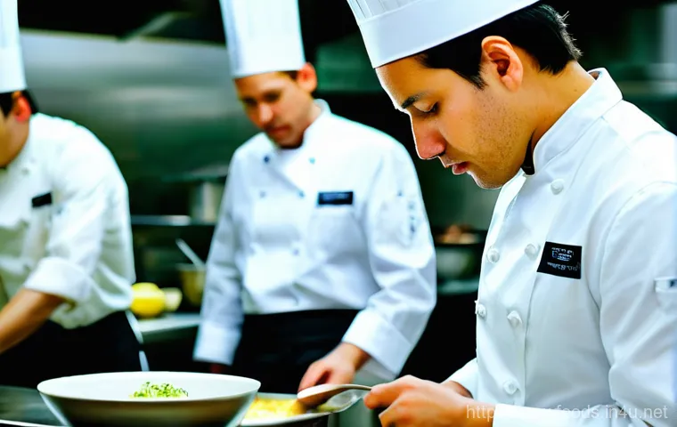 양식조리사 취업 준비 시 필수 체크리스트 - **Prompt 2: Chef's Inspiration in a European Market**
    A passionate chef, casually dressed but wi...